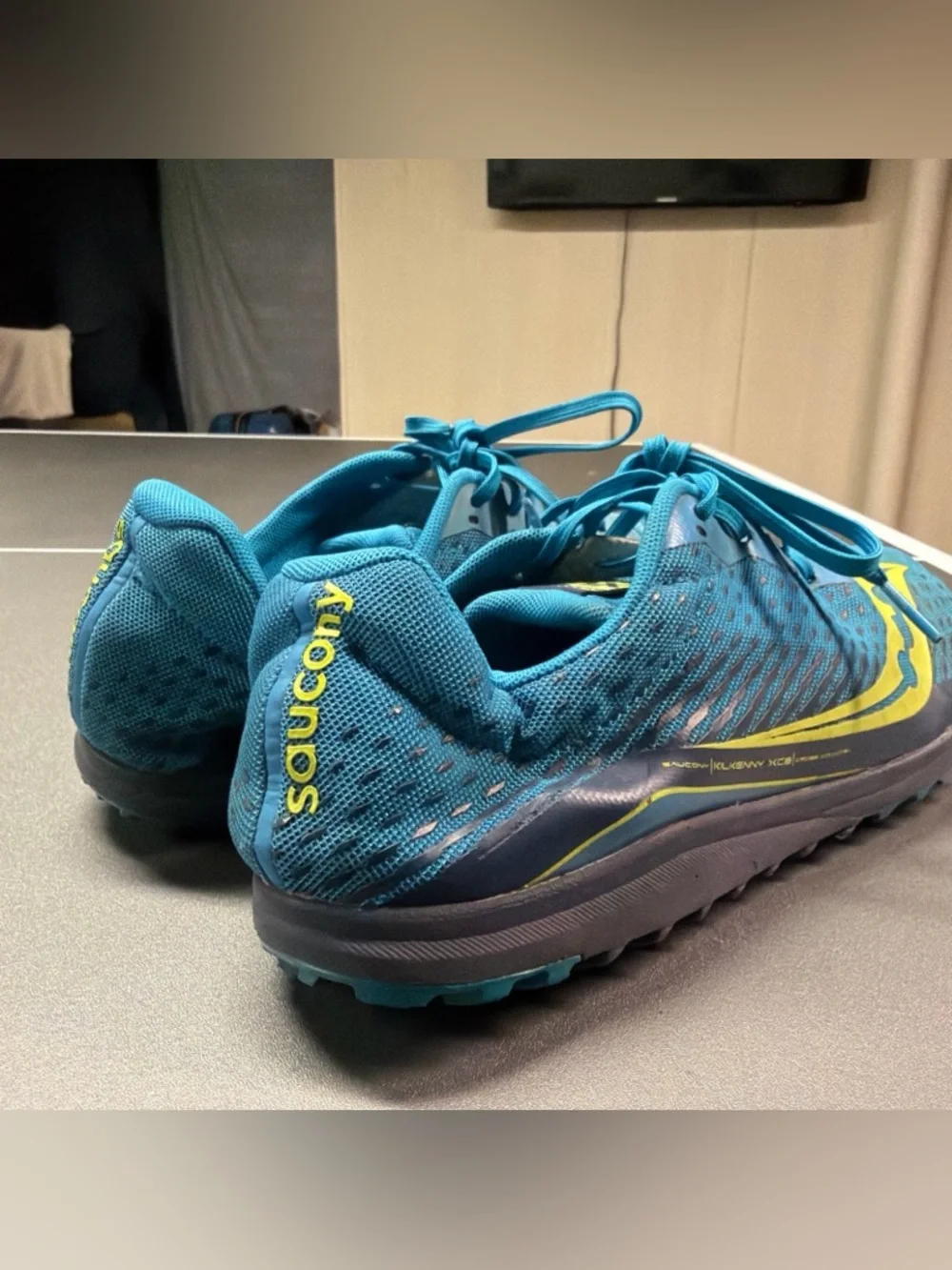 Saucony Kilkenny XC8 Cross Country Mid Distance Track Spikes BLUE 10 Men’s‎